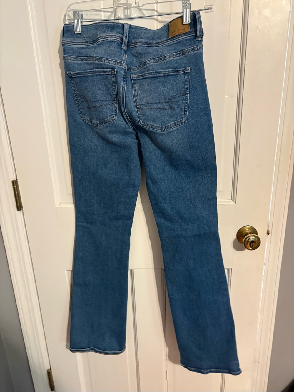 American Eagle Kick Boots Jeans in Blue Wash - Picture 4 of 8